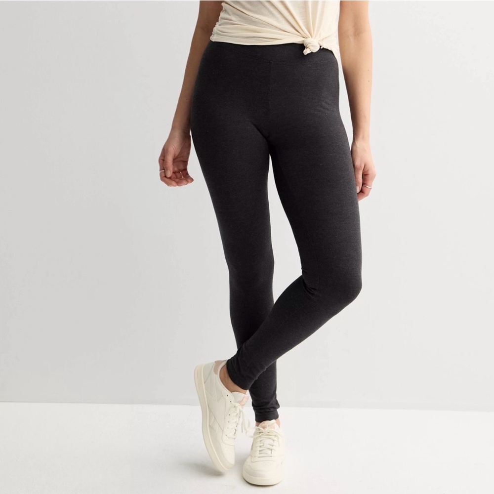 🐣NWT Sonoma Women’s Mid Rise Charcoal Gray Leggings